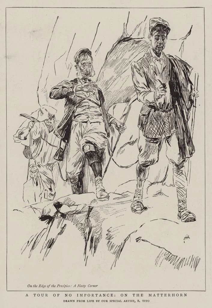  252-Ettore Tito-Un giro senza importanza, sul Cervino 